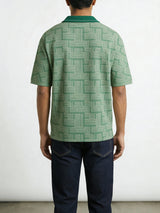 All-Over Print Formal Boxy polo