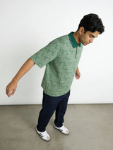 All-Over Print Formal Boxy polo